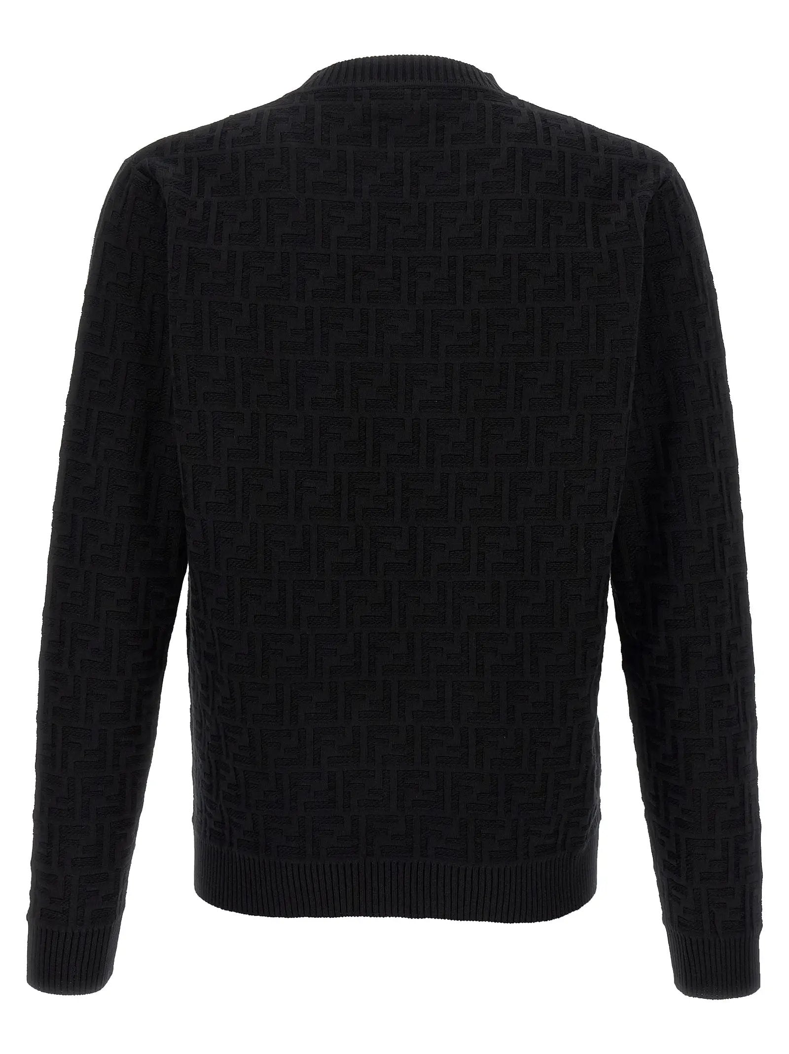 Fendi Black Cotton Cardigan