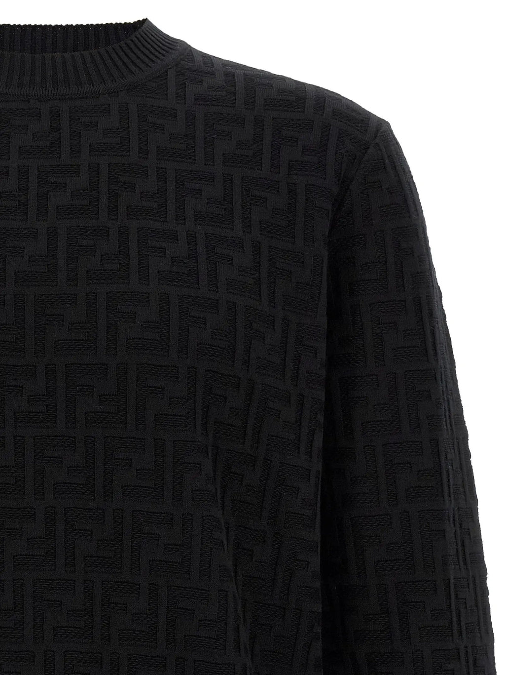 Fendi Black Cotton Cardigan