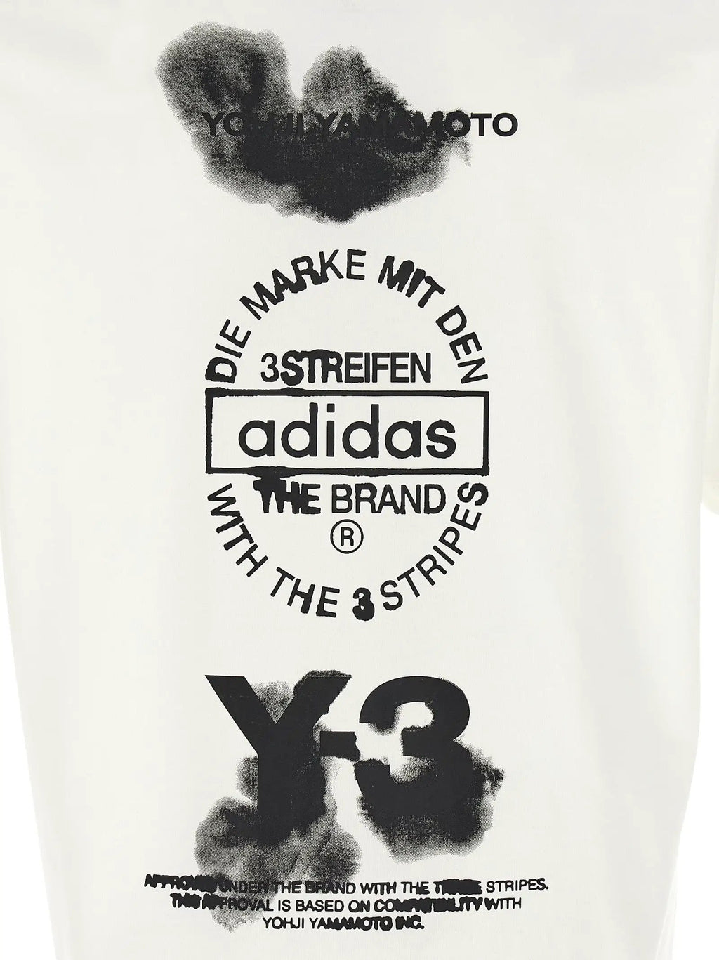 Y-3 Bicolor Cotton T-Shirt