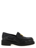 Valentino Garavani Black Lamb Leather Slip-On Loafers