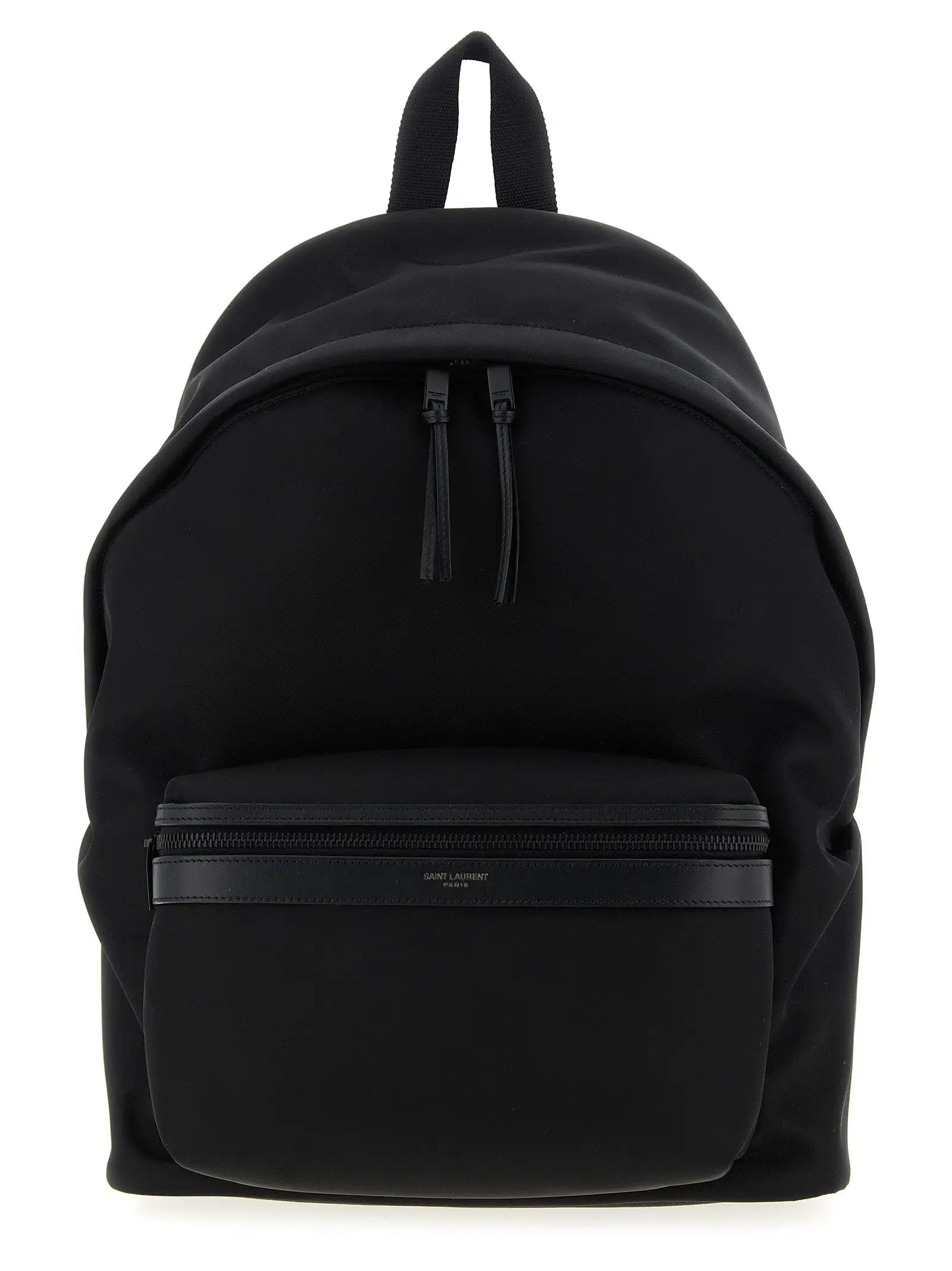 Saint Laurent Black Polyamide Backpack