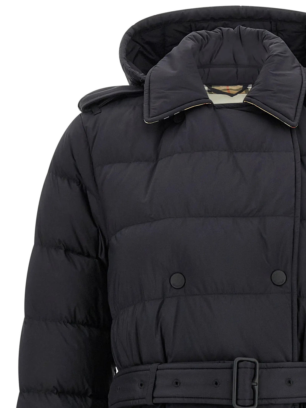 Burberry Black Polyamide Coat