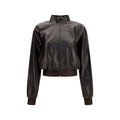 Gucci Brown Lamb Ovis Aries Aries Bomber
