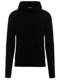 MA'RY'YA Black Virgin Wool Cardigan