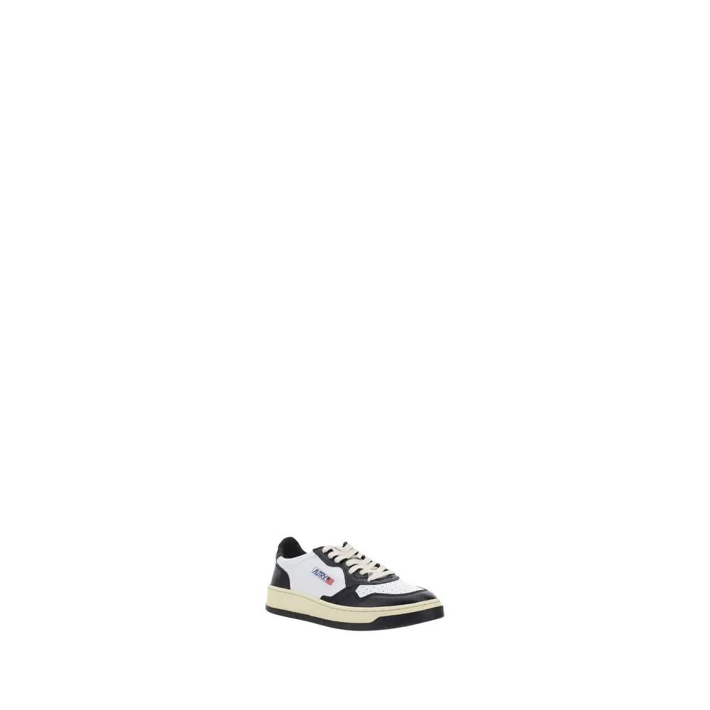 Autry White Calf Leather Bos Taurus Athletic Sneakers