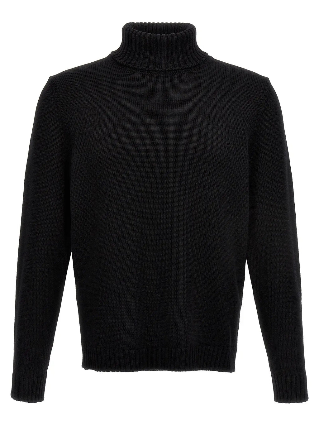 ZANONE Black Virgin Wool Cardigan