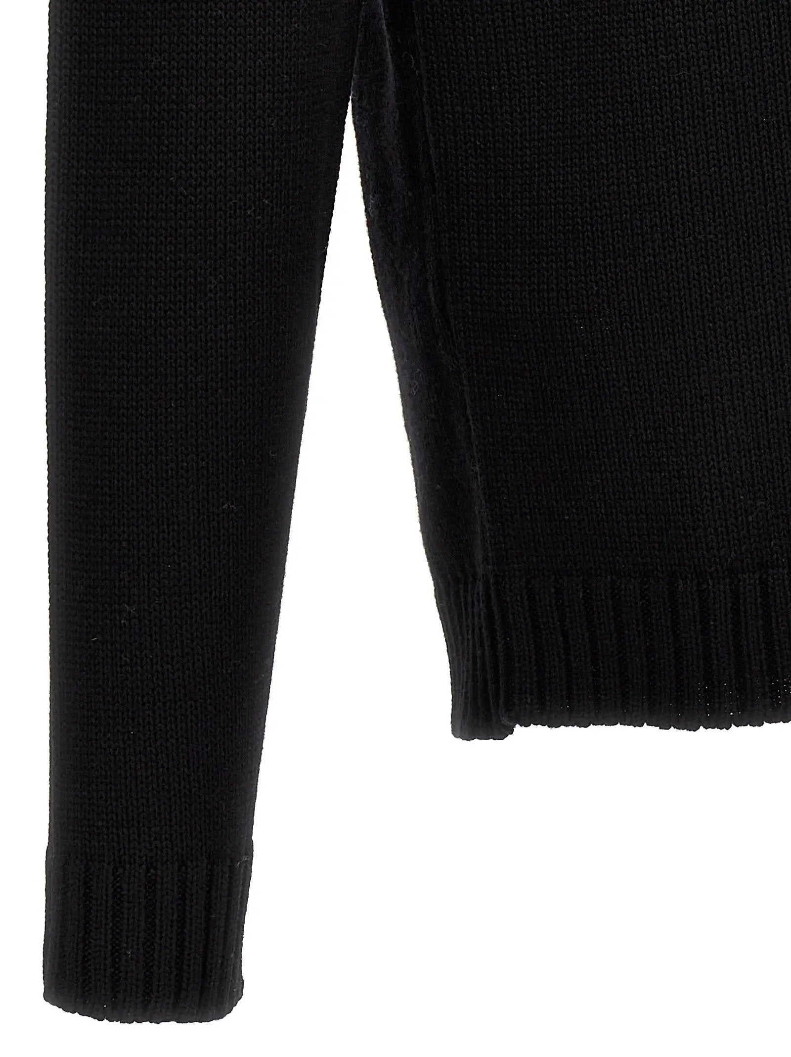 ZANONE Black Virgin Wool Cardigan