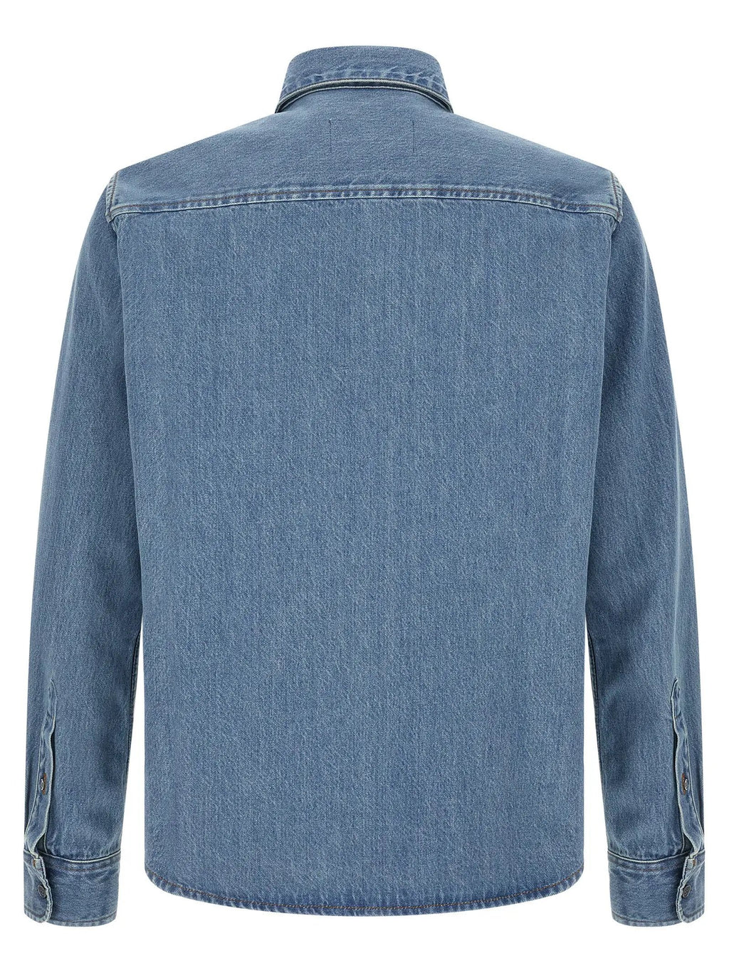 Ami Paris Blue Cotton Blouse