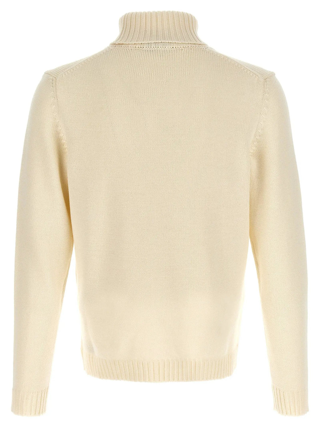 ZANONE White Virgin Wool Cardigan