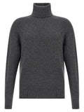 MA'RY'YA Gray Virgin Wool Cardigan