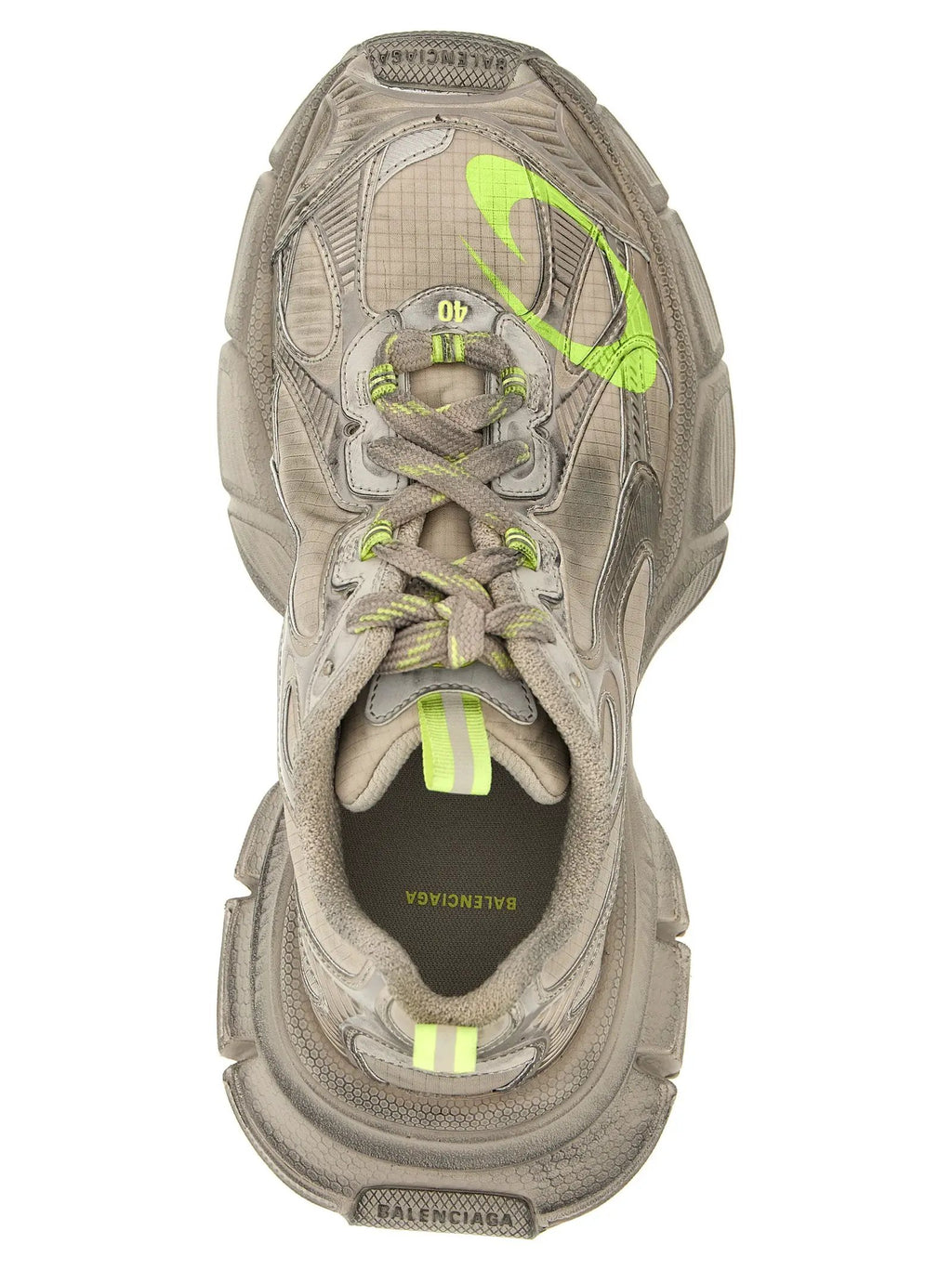 Balenciaga Gray Polyethylene Athletic Sneakers