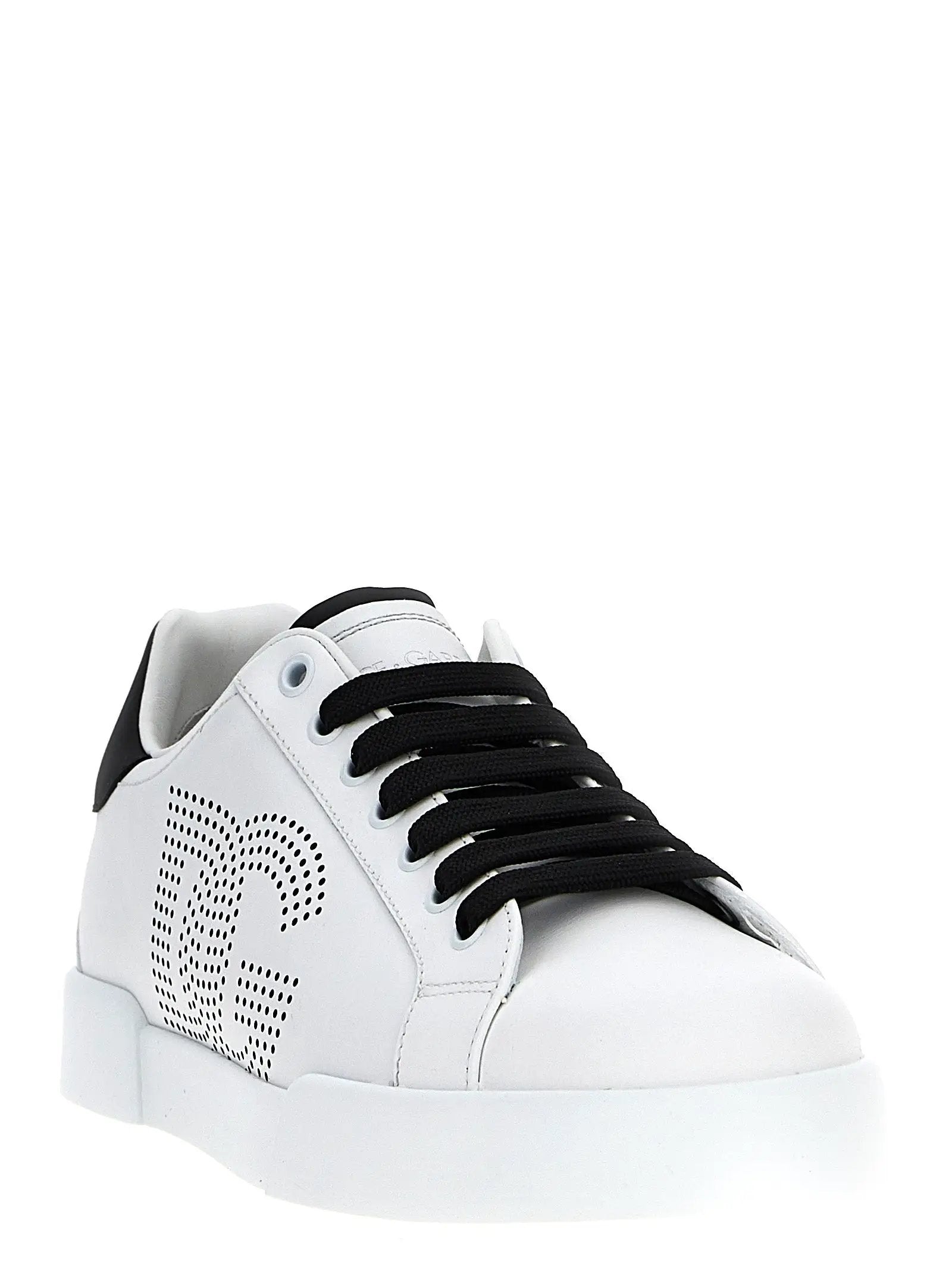 Dolce & Gabbana Bicolor Calfskin Low Top Sneakers