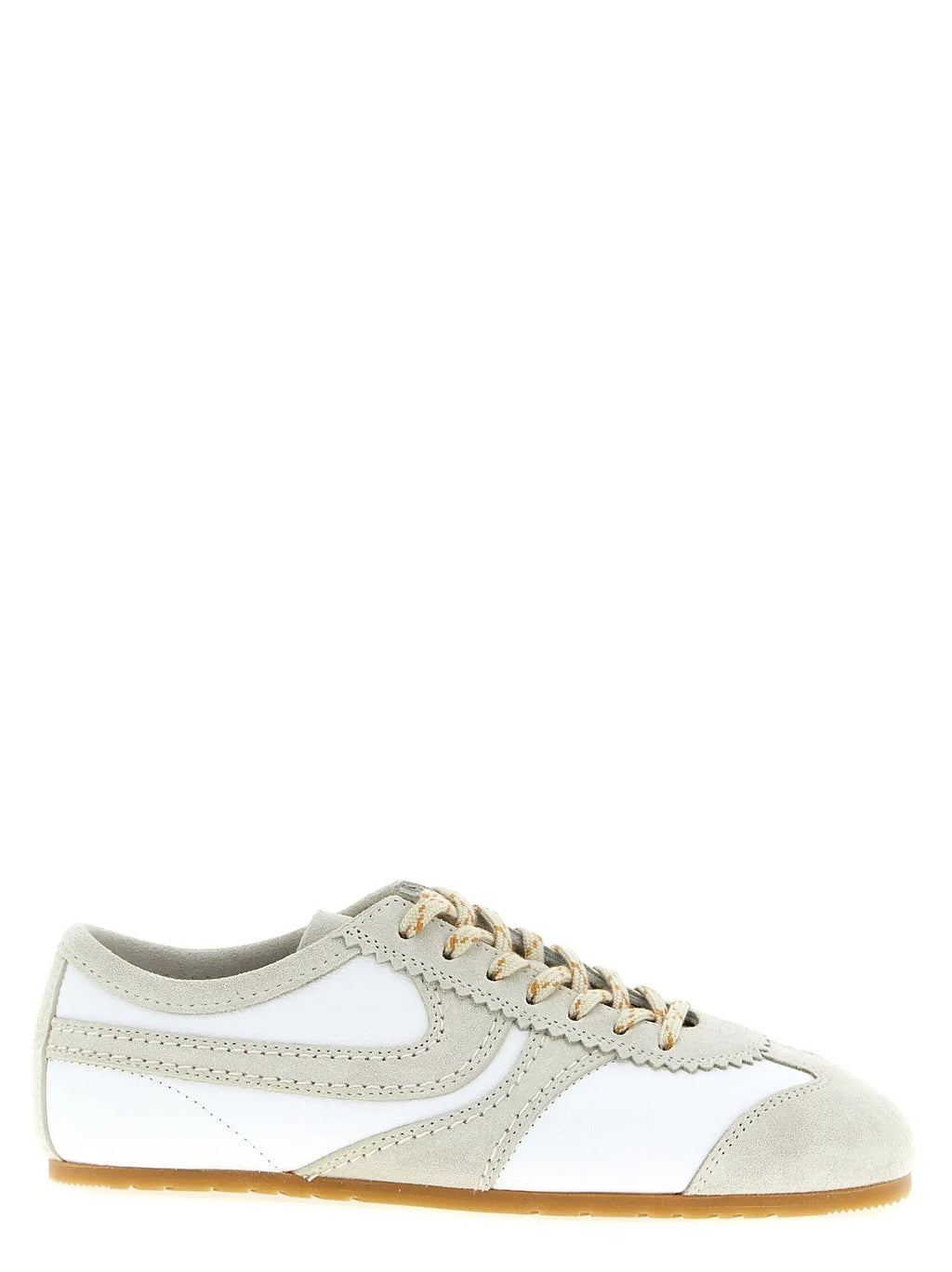 Dries Van Noten Gray Calfskin Sneakers