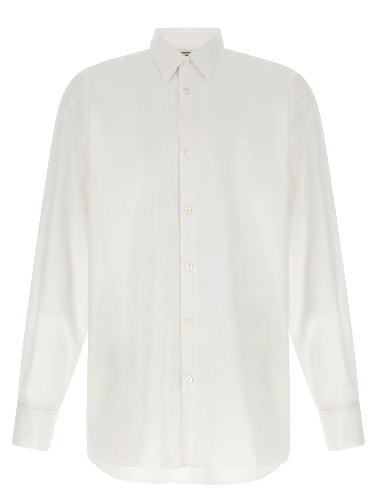 Dries Van Noten White Cotton Blouse
