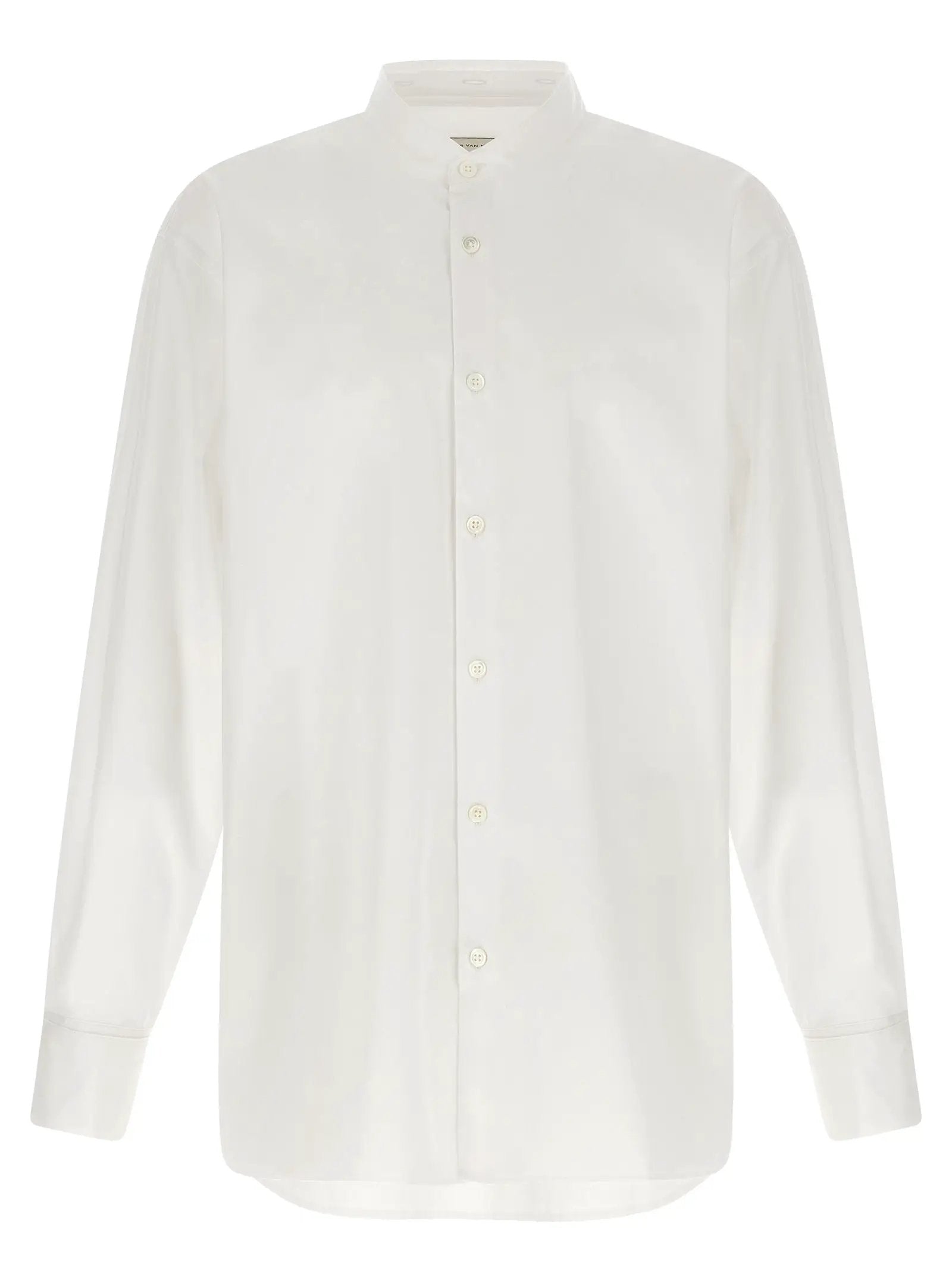 Dries Van Noten White Cotton Blouse