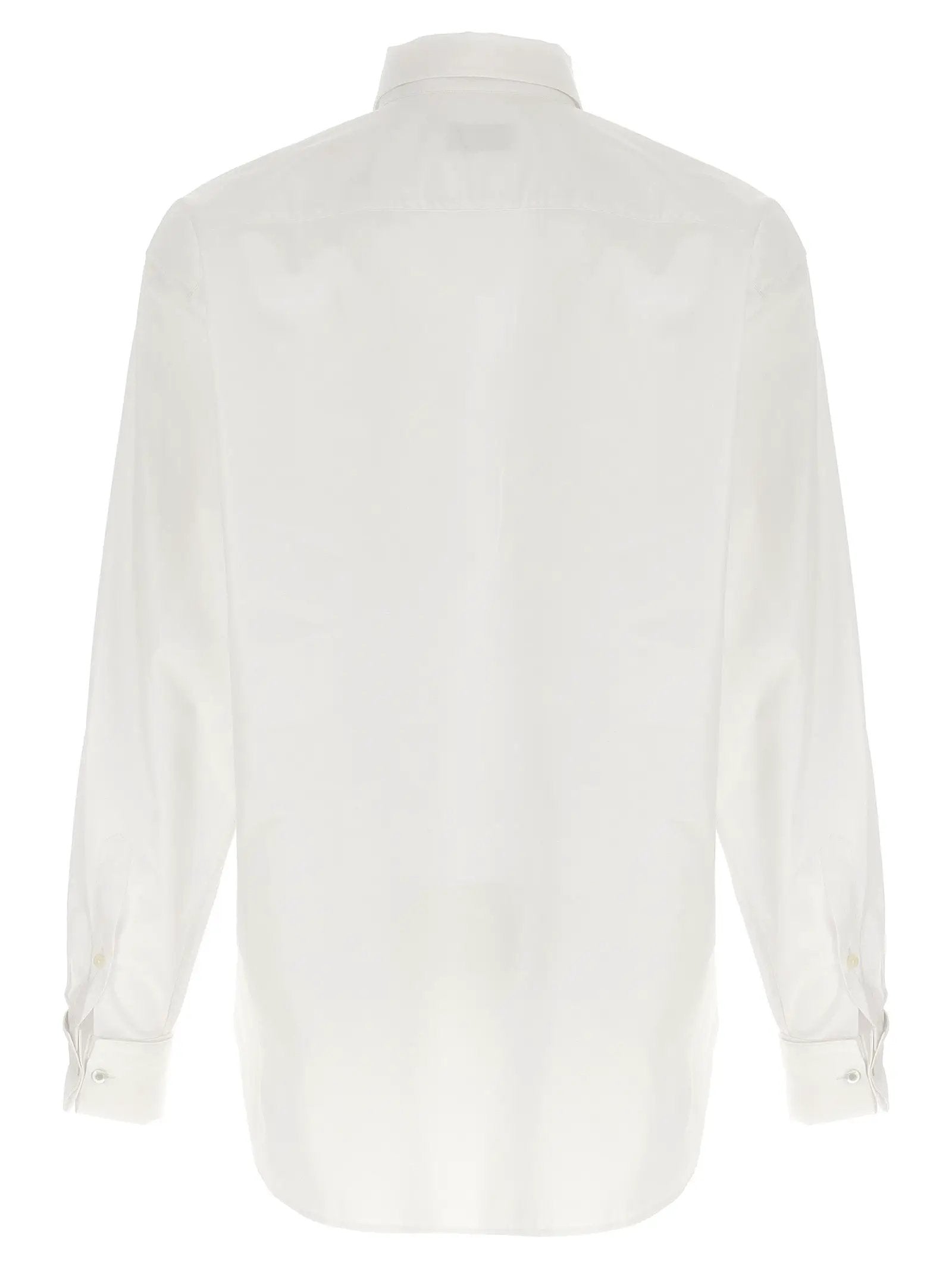 Dries Van Noten White Cotton Blouse