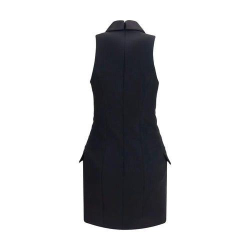 Robe décontractée Balmain en laine noire Oves Aries