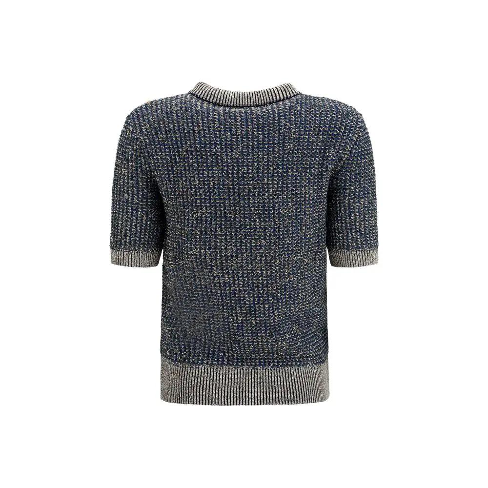 Balmain Blue Polyamide Sweatshirt