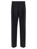 Dries Van Noten Blue Wool Dress Pants