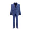 Brunello Cucinelli Blue Wool Oves Aries Two-Piece Suit