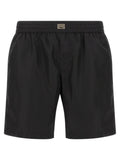 Dolce & Gabbana Black Polyamide Swim Shorts