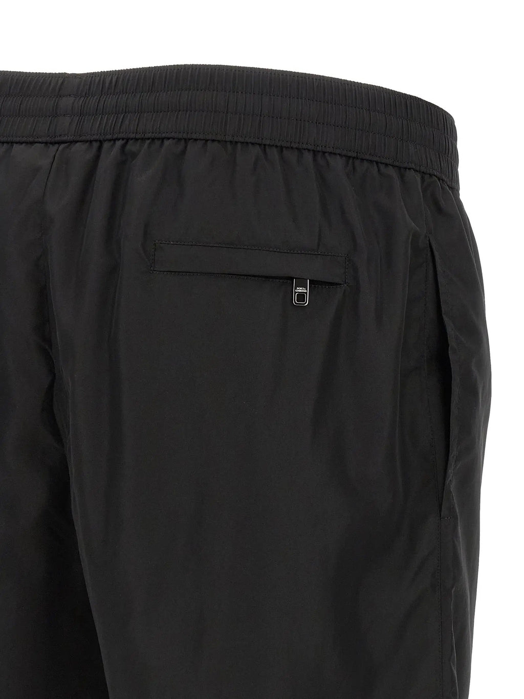 Dolce & Gabbana Black Polyamide Swim Shorts