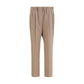Brunello Cucinelli Beige Cotton Casual Pants