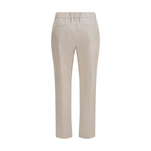 Brunello Cucinelli Pantalon décontracté en coton beige