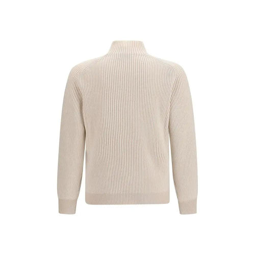 Brunello Cucinelli Col Roulé Cachemire Beige