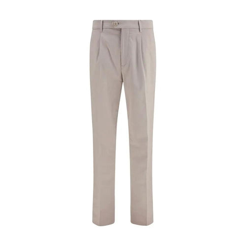 Brunello Cucinelli Brunello Cucinelli Beige Cotton Chino Pants