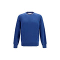 Brunello Cucinelli Blue Cotton Sweatshirt