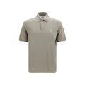 Brunello Cucinelli Bicolor Cotton Polo Shirt