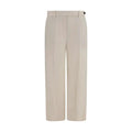 Brunello Cucinelli Beige Viscose Casual Pants