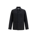 Brunello Cucinelli Black Linen Denim Jacket