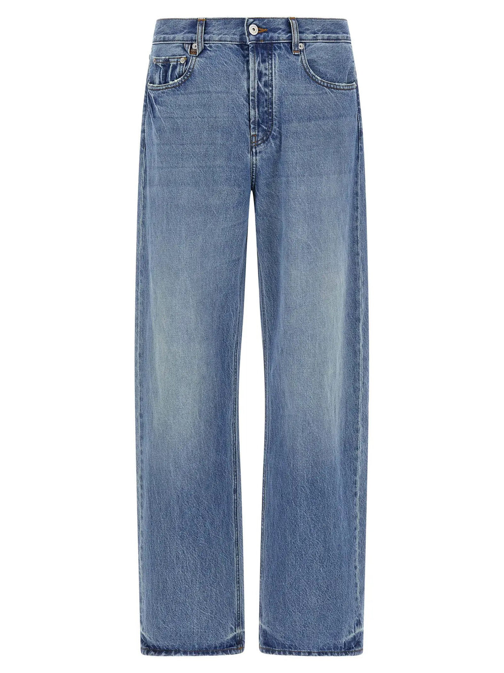 Jacquemus Blue Cotton Straight-Leg Jeans