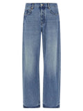 Jacquemus Blue Cotton Straight-Leg Jeans