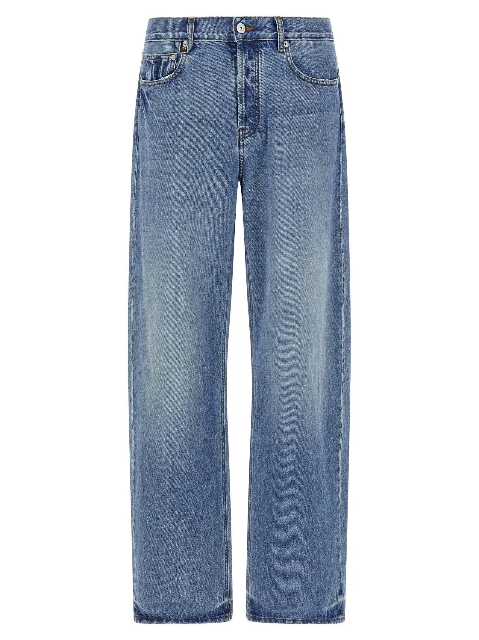Jacquemus Blue Cotton Straight-Leg Jeans