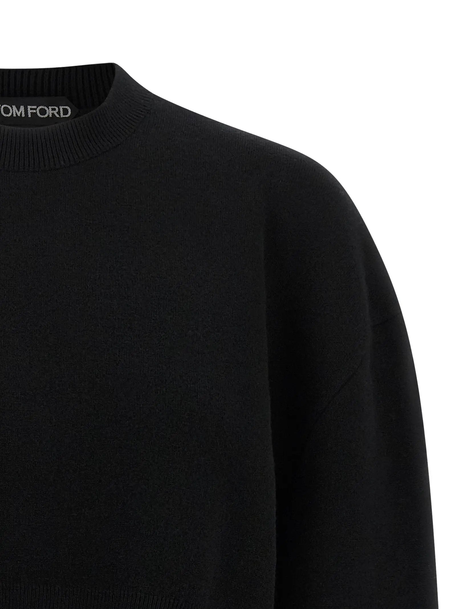 Tom Ford Black Virgin Wool Cardigan