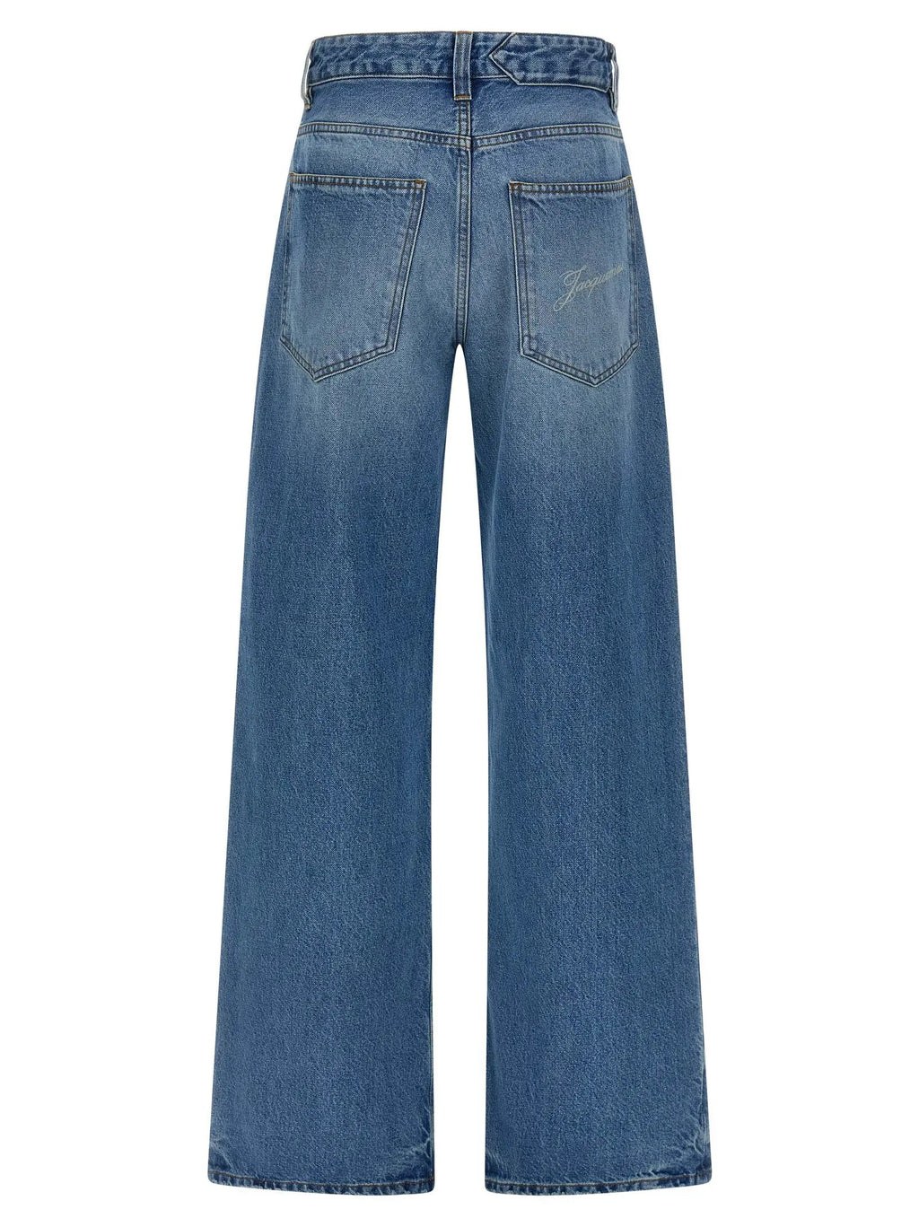 Jacquemus Blue Cotton Jeans Denim