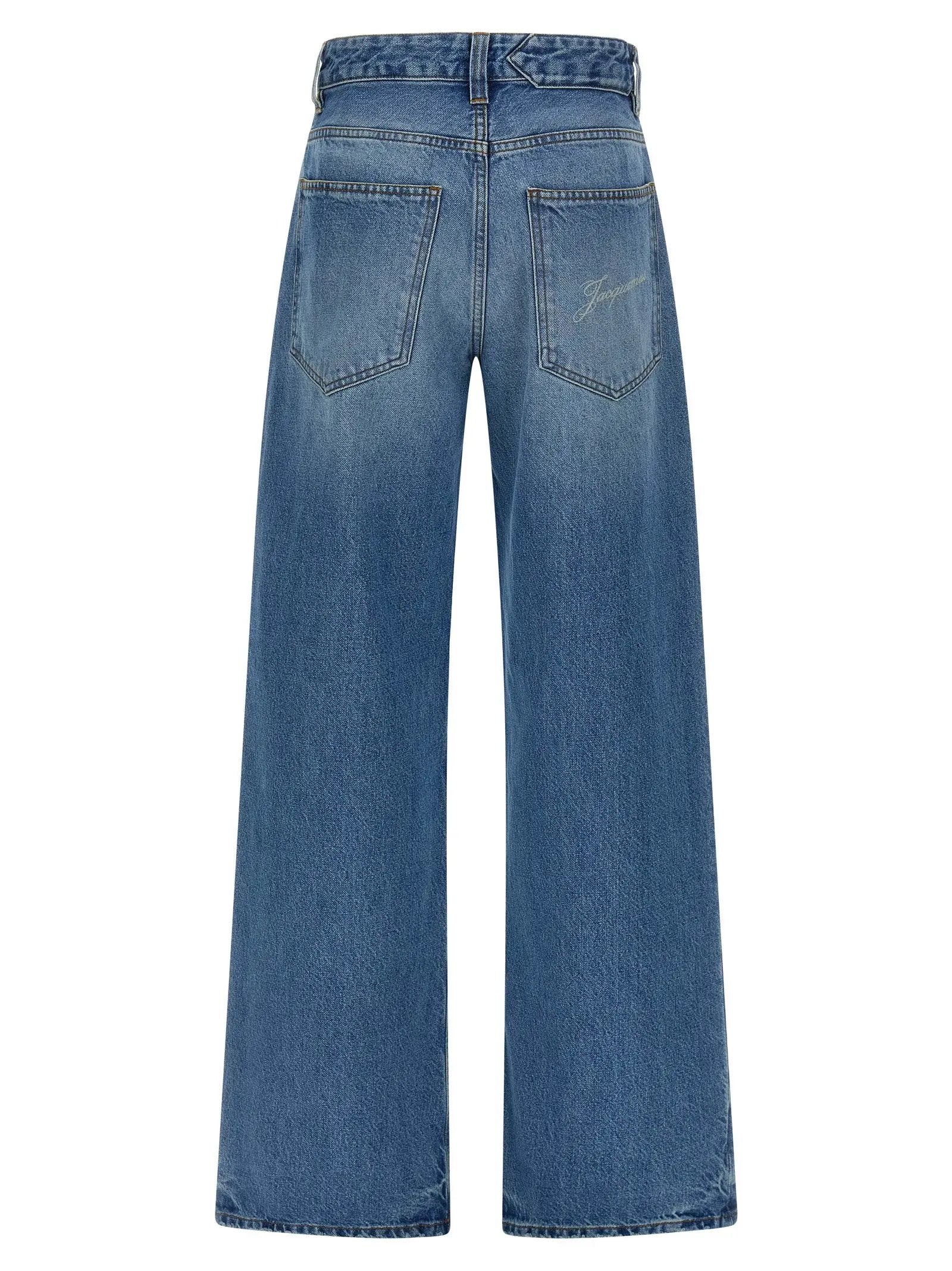 Jacquemus Blue Cotton Jeans Denim