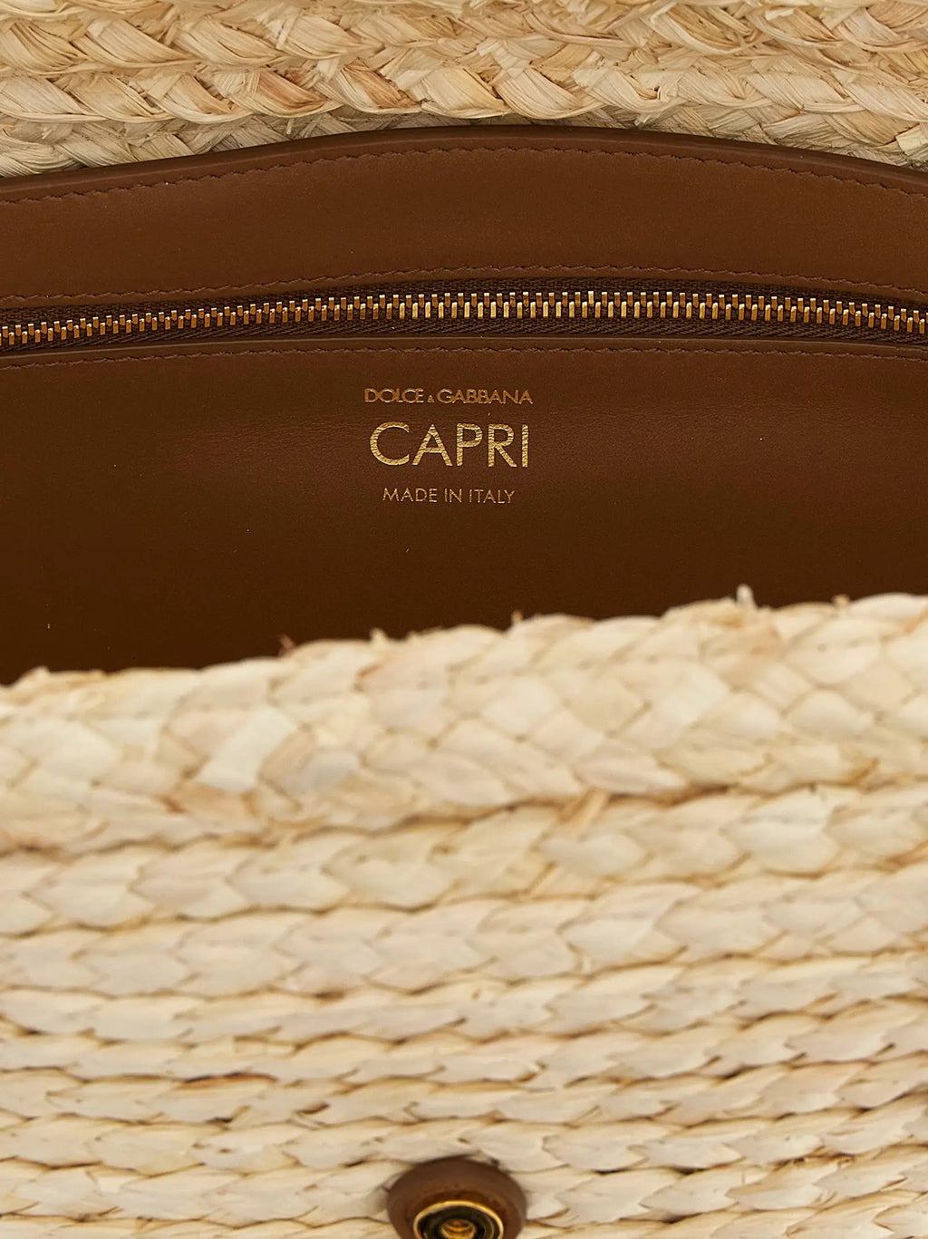 Dolce & Gabbana Beige Cork Shoulder Bag