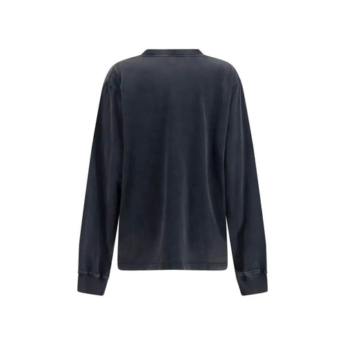 Sweat-shirt en coton noir Alexander Wang