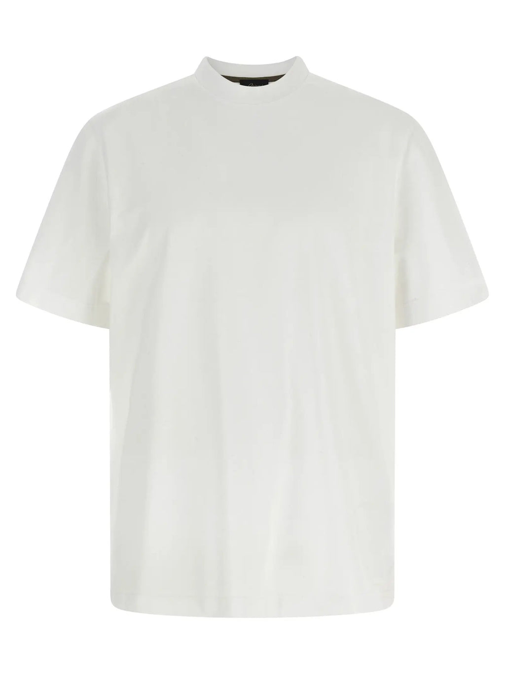 Brioni White Cotton T-Shirt