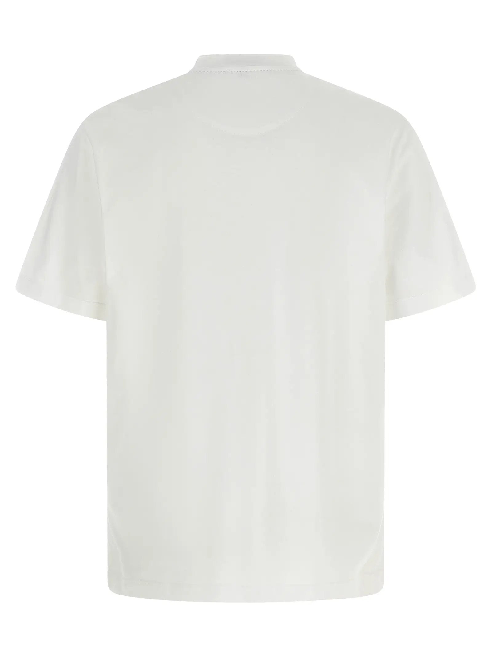 Brioni White Cotton T-Shirt