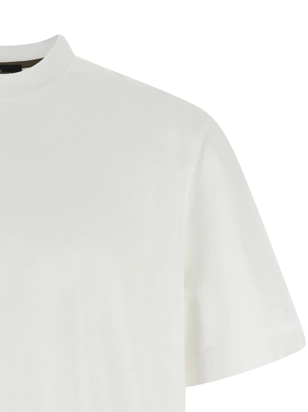 Brioni White Cotton T-Shirt