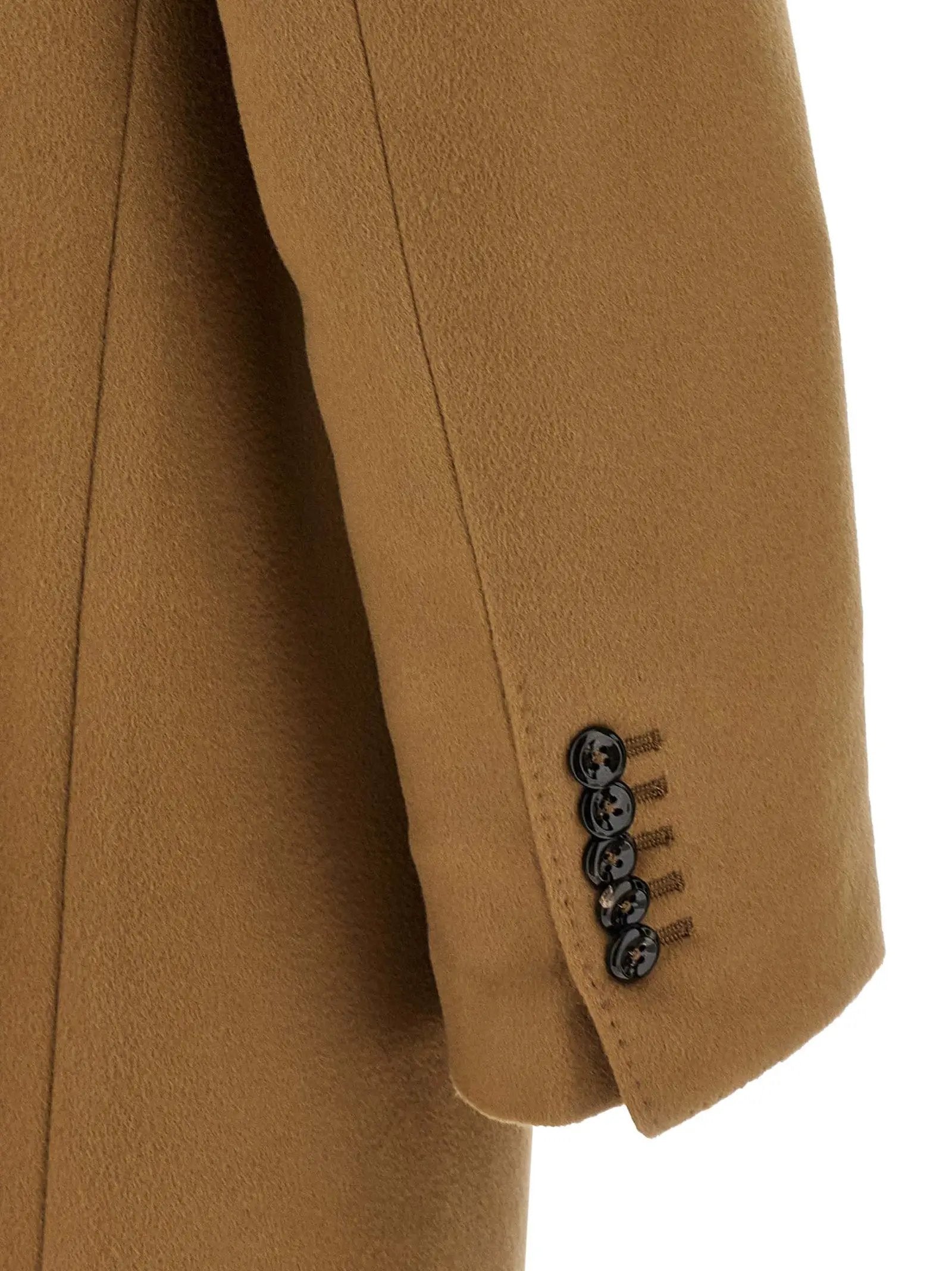 Manteau Tagliatore en laine vierge beige