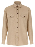 BORRIELLO Beige Cotton Blouse