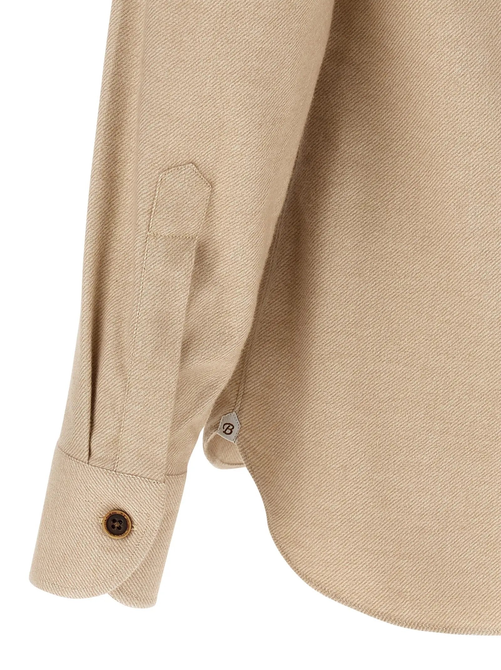 BORRIELLO Beige Cotton Blouse