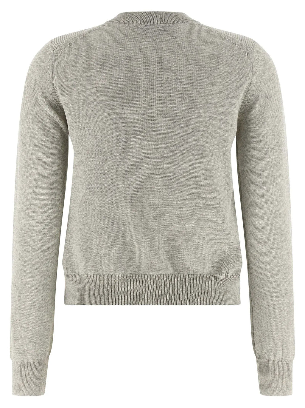 Maison Kitsuné Gray Virgin Wool Cardigan