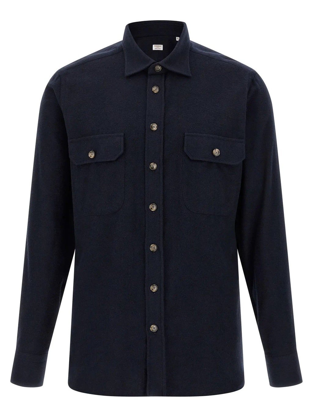 BORRIELLO Blue Cotton Blouse